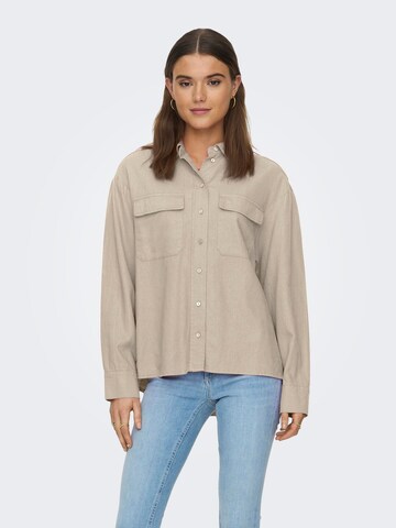 ONLY Bluse 'Caro' in Beige: predná strana