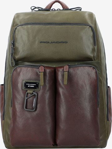 Piquadro Backpack 'Harper' in Green: front