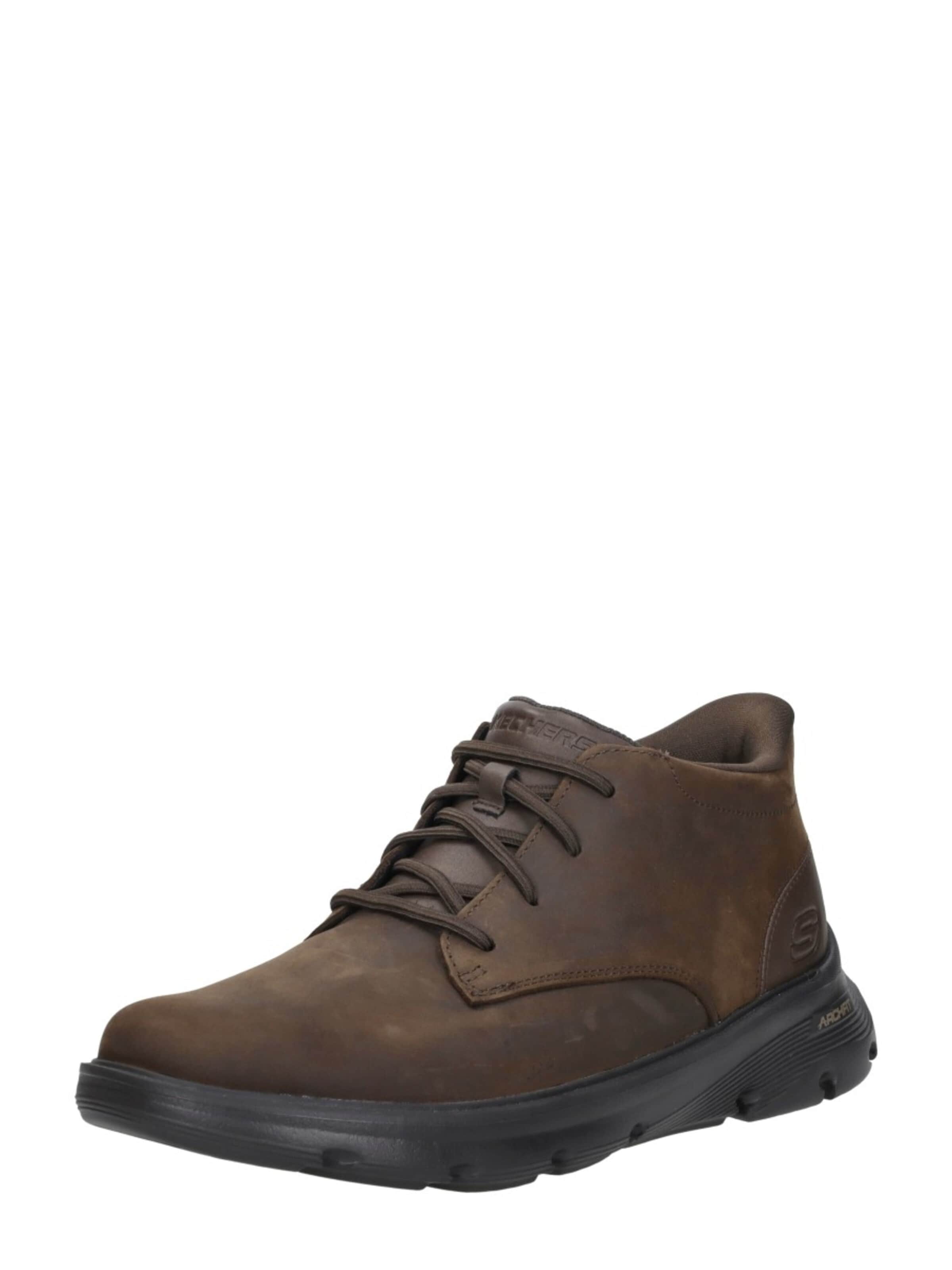 Bottes à lacets 'Arch Fit Garza' SKECHERS en marron