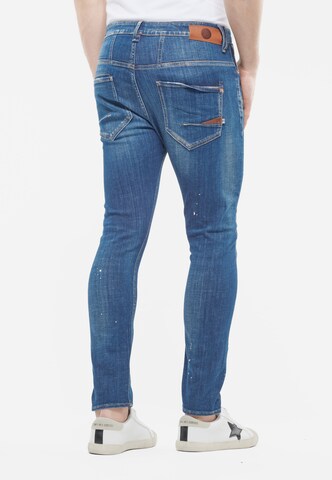 Le Temps Des Cerises Skinny Jeans in Blauw