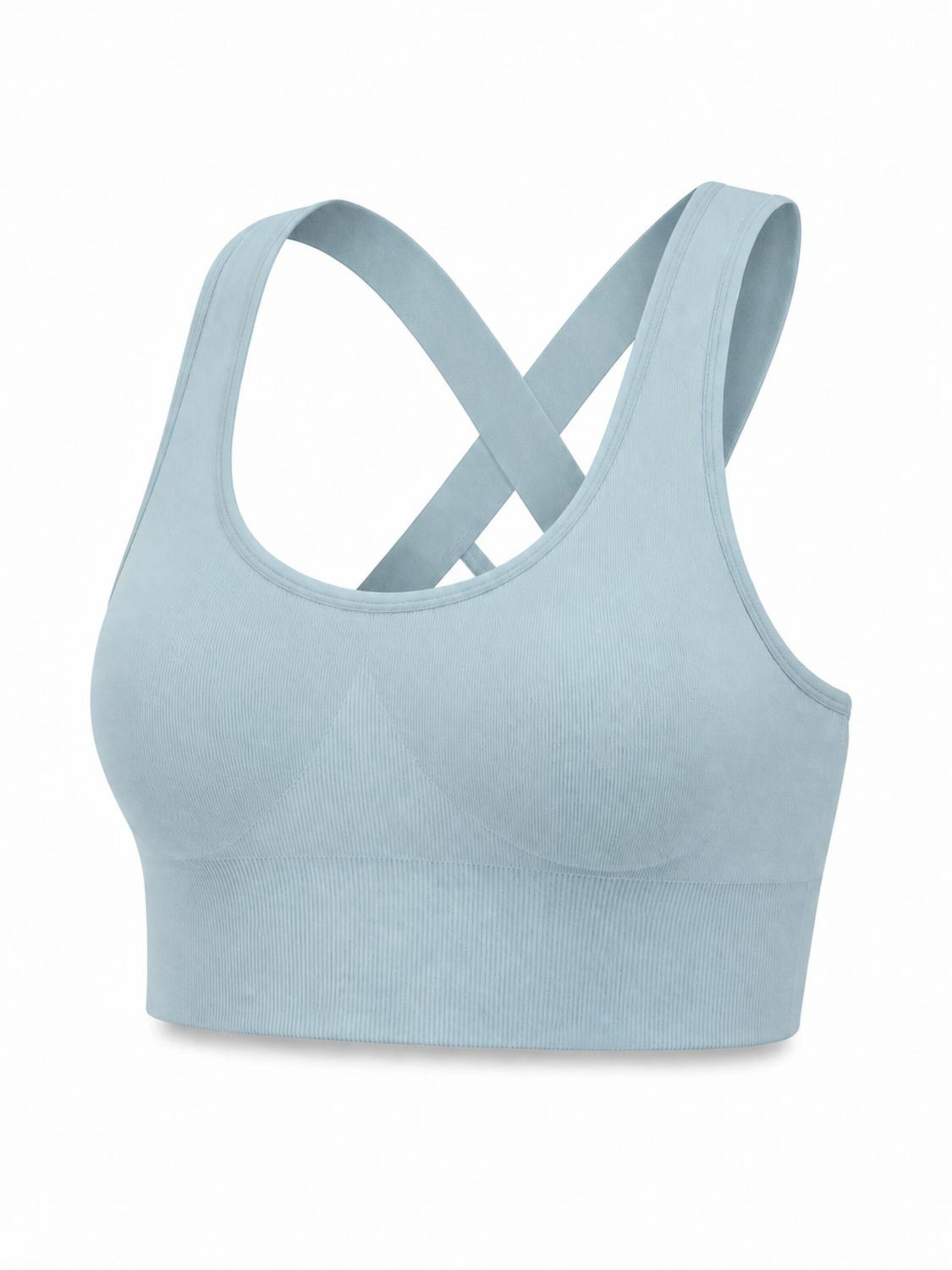 AOTTORI Sports Bra in M in Dusty blue, Item view