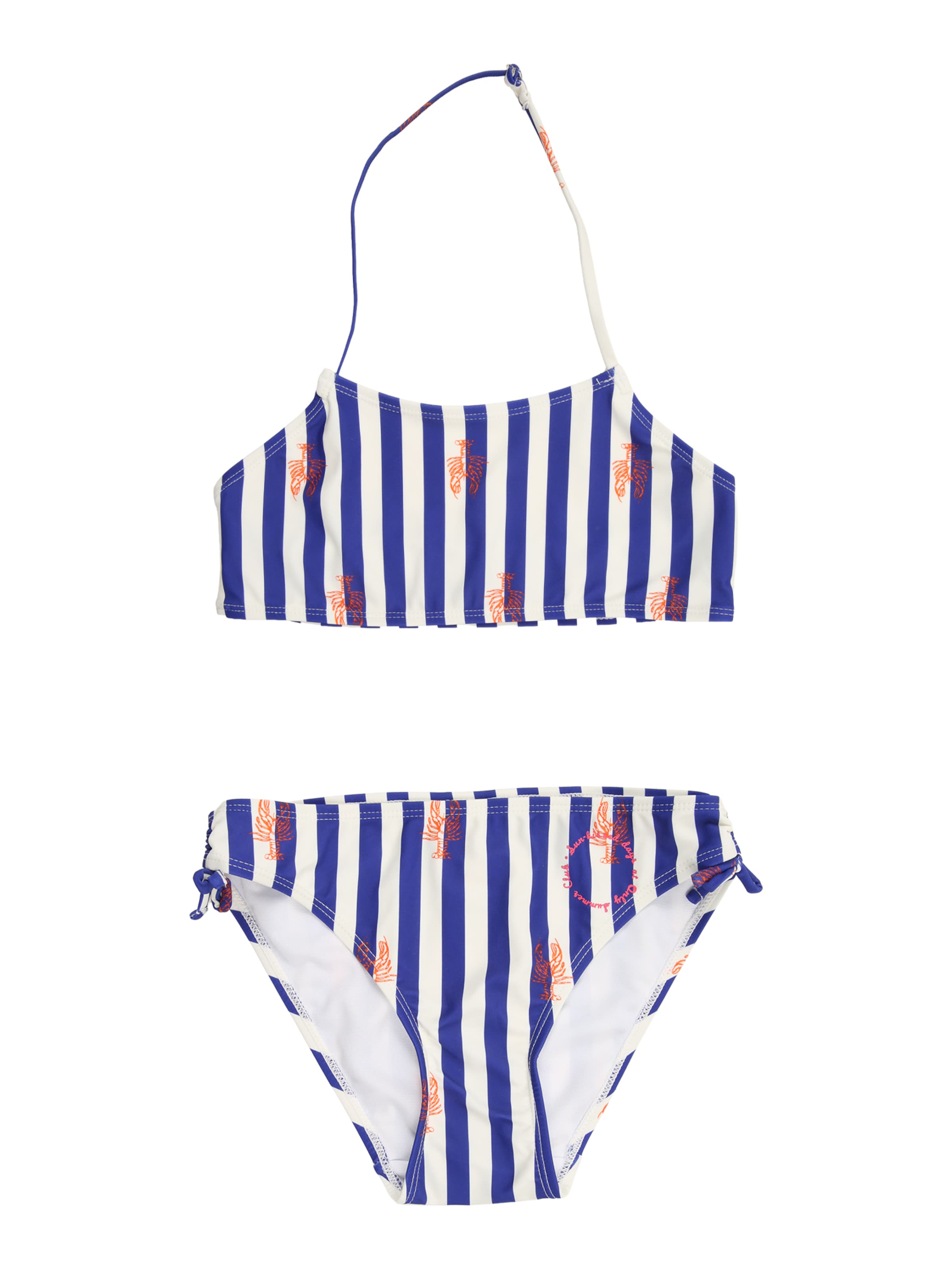 ONLY GIRLS Õlapaelteta topp Bikiinid 'KOGHOLIDAY', värv beež: eest vaates