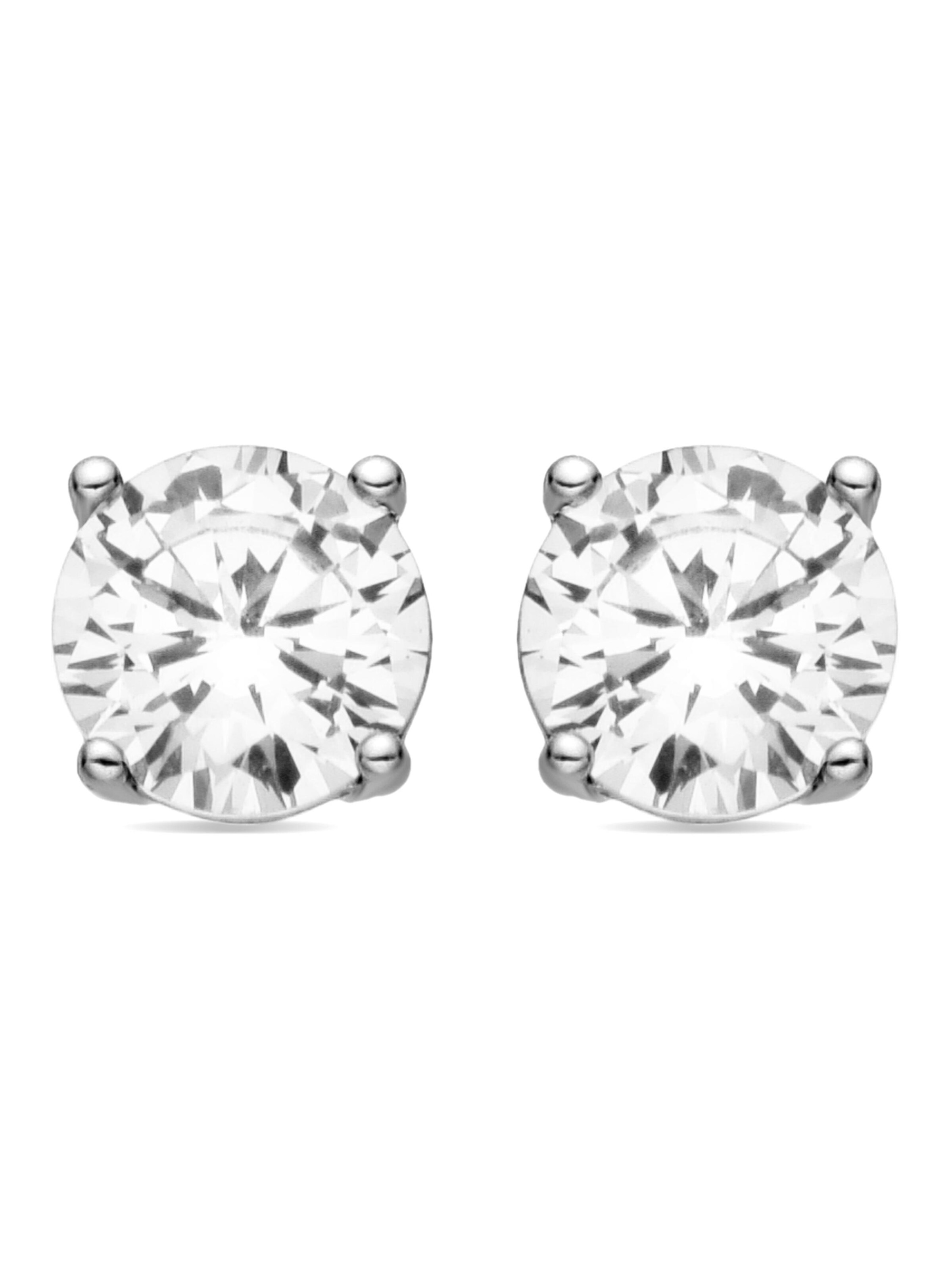 Luxenter - Pendientes 'Verak' en blanco: frente