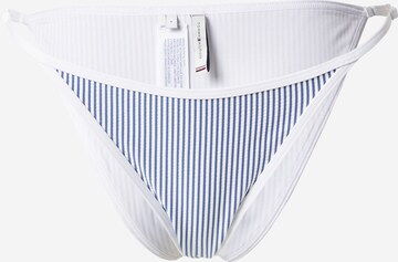 Slip costum de baie de la Tommy Hilfiger Underwear pe albastru: față