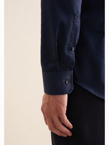SEIDENSTICKER Slim fit Business shirt in Blue