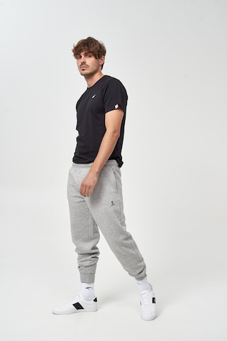 Effilé Pantalon 'Anker' Mikon en gris