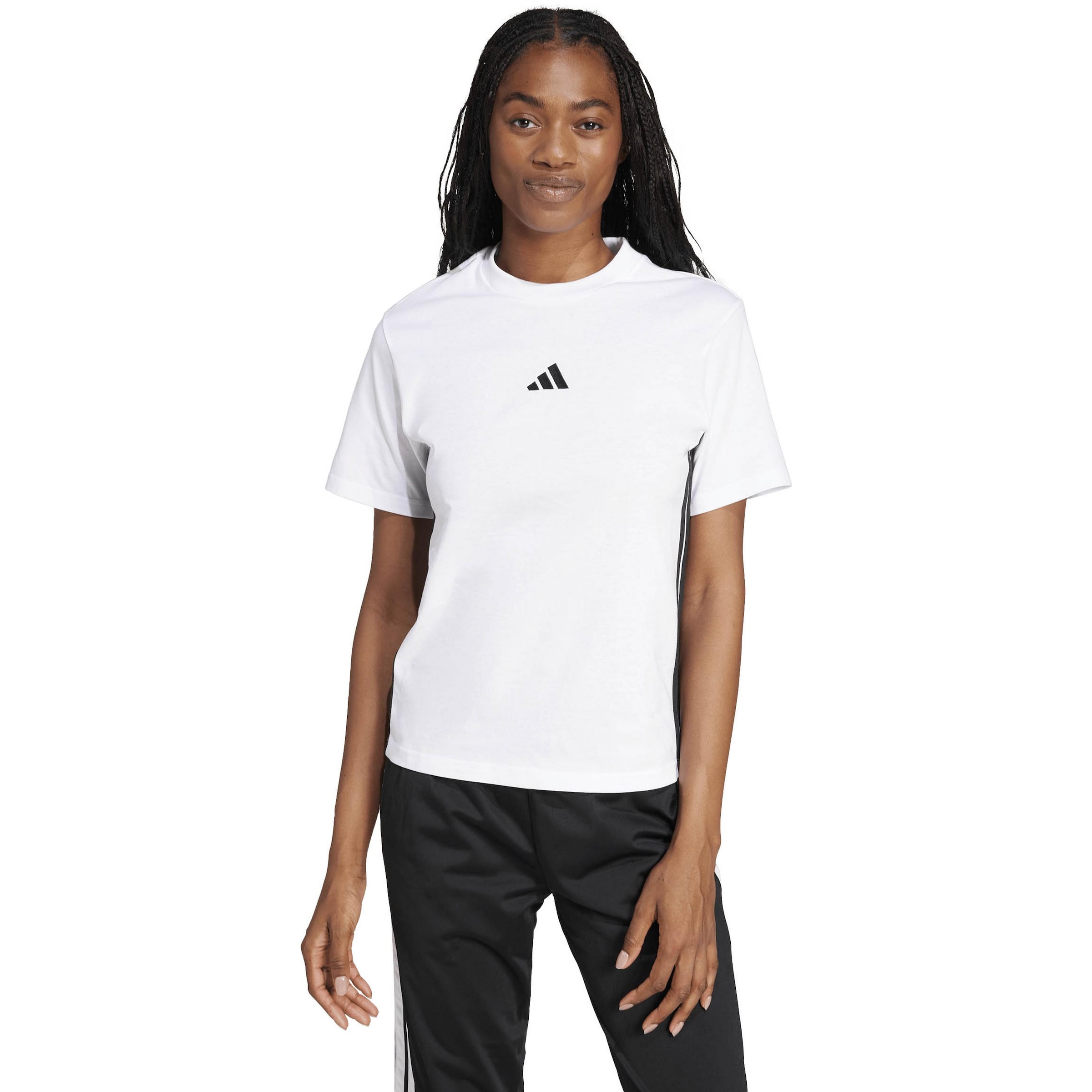 ADIDAS SPORTSWEAR Funkční tričko 'Essentials' – bílá: přední strana