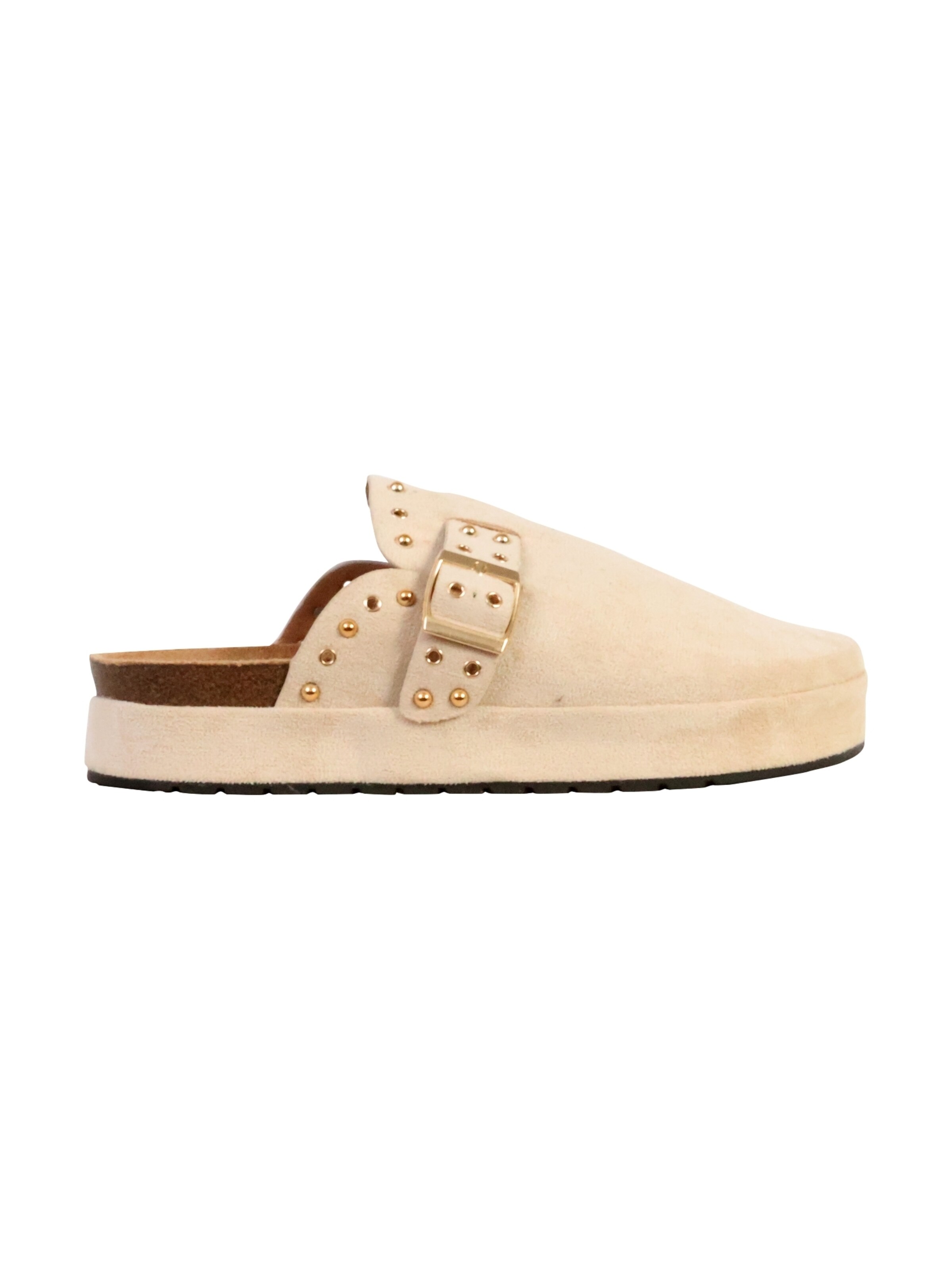 The Divine Factory Muiltjes in Beige: voorkant