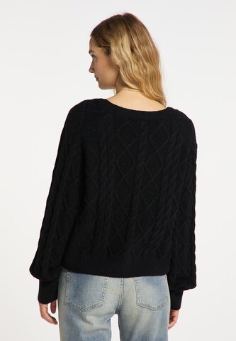 DreiMaster Vintage Knit cardigan in Black