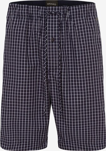 Hanro Pajama Pants 'Night & Day' in Blue: front