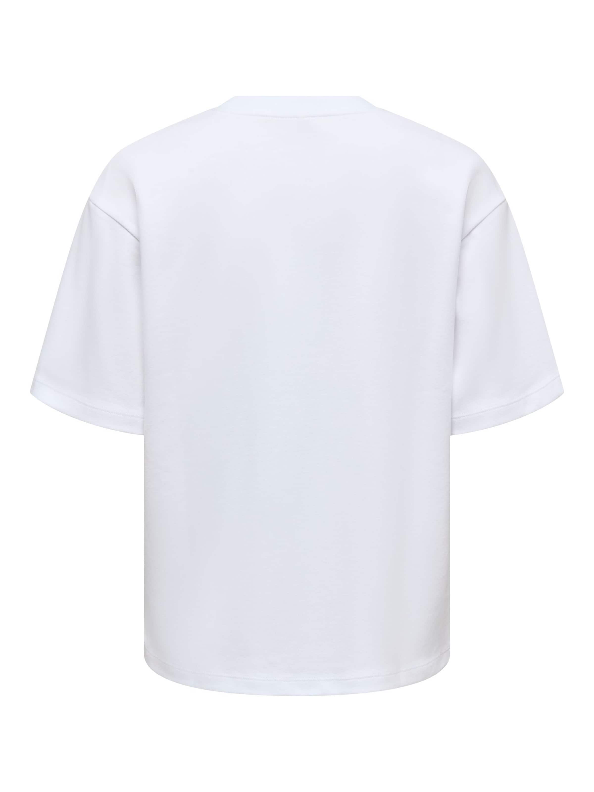 T-shirt 'ONLSUPERIOR' ONLY en blanc