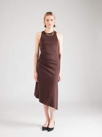 & Other Stories - Vestido en marrón: frente