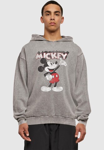 ABSOLUTE CULT Sweatshirt 'Mickey Mouse - Presents' in Grijs: voorkant
