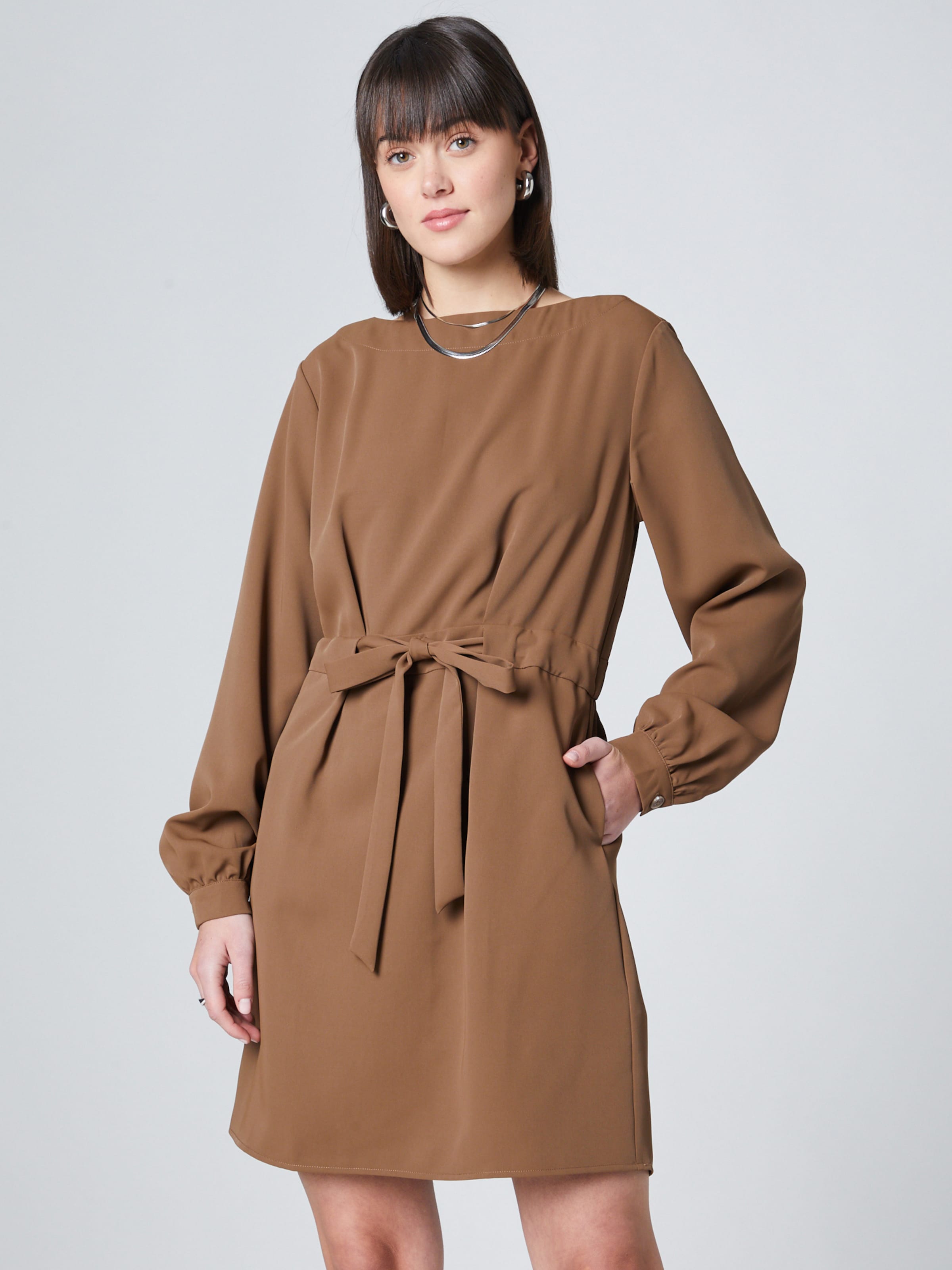 Frauen Große Größen Guido Maria Kretschmer Collection Kleid 'Simona' in Braun - OC38234 Frauen Große Größen Guido Maria Kretschmer Collection Kleid 'Simona' in Braun - OC38234