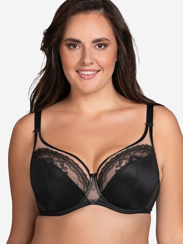 Vivisence T-shirt Bra '1081' in Black