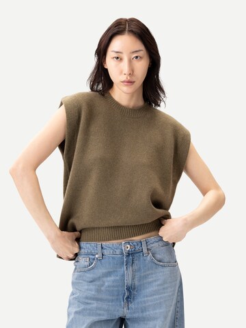 GOBI Cashmere Pullover 'Cashmere Crewneck Twin Set'‌‌‌‌‌‌‌‌‌ in Grün