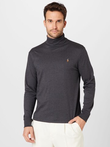 Regular fit Maglietta di Polo Ralph Lauren in grigio: frontale