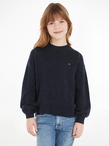 Pull-over TOMMY HILFIGER en bleu : devant