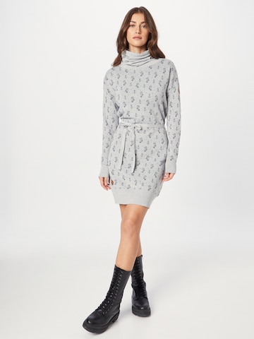 Ragwear Knitted dress 'MARINA' in Grey