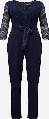 SWING Curve Jumpsuit in Blue: front