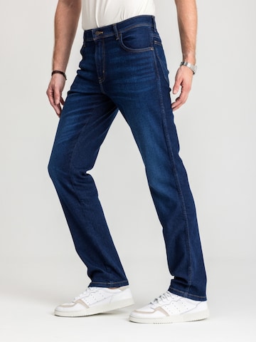 Slimfit Jeans 'Wrangler Texas Slim Night Shade 112350865' di WRANGLER in blu