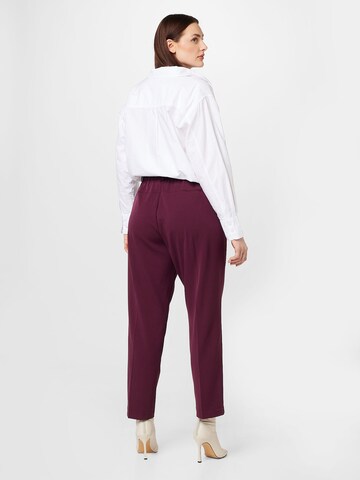 regular Pantaloni con piega frontale 'Nola' di Fransa in rosso