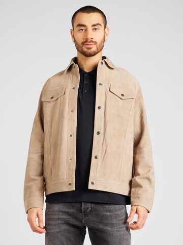 Veste mi-saison 'CALLI' Only & Sons en marron : devant