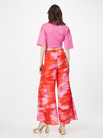 Derhy Wide leg Pants in Red