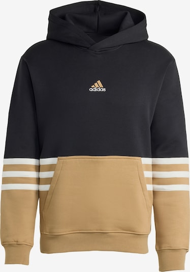 ADIDAS ORIGINALS Bluzka sportowa 'Archive Cutline' w kolorze cappuccino / czarny / białym, Podgląd produktu