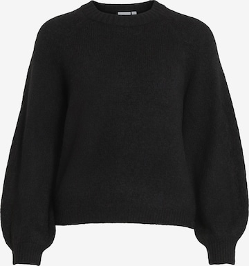 VILA Sweater in Black: front