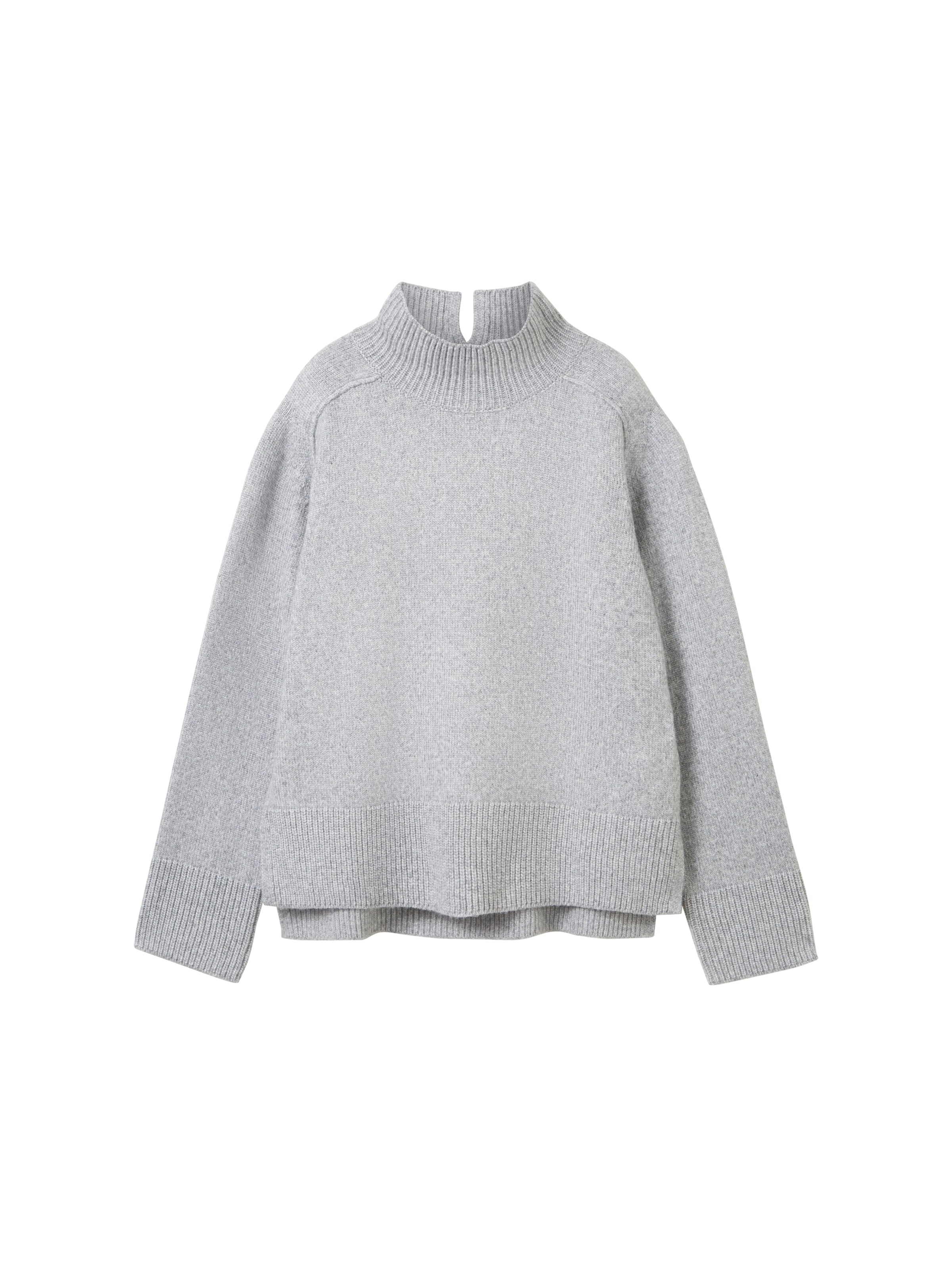 TOM TAILOR Sweater in Grey: front