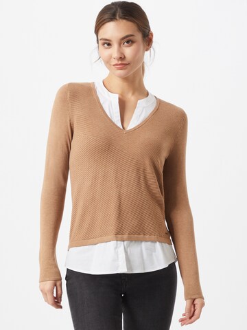 COMMA Pullover in Braun: predná strana