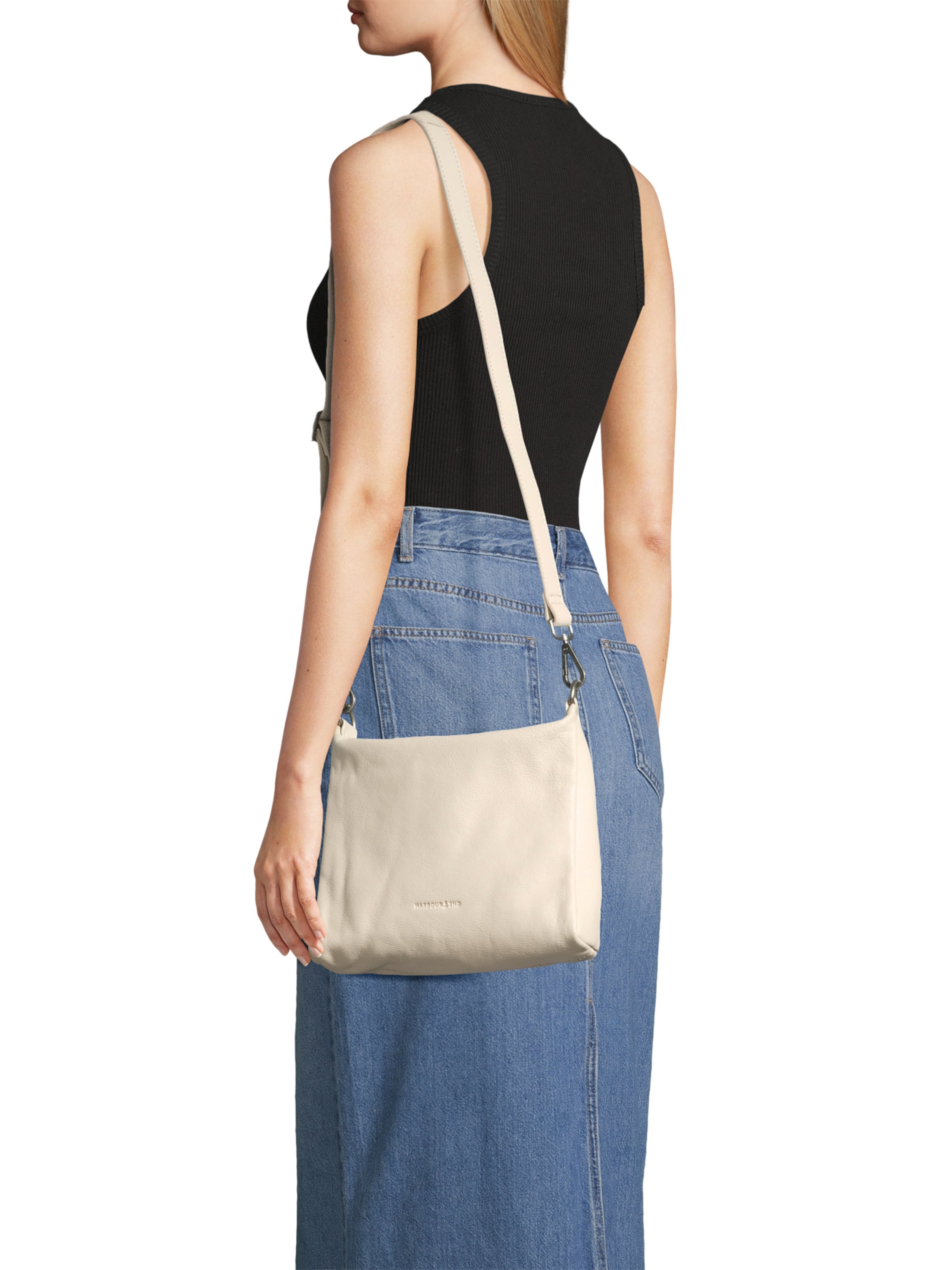 Harbour 2nd Taška cez rameno 'Zarifa' - Béžová: predná strana