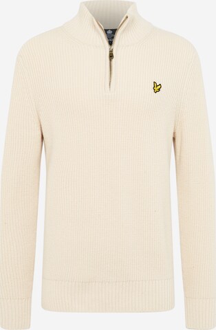 Lyle & Scott Trui in Beige: voorkant