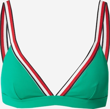 Tommy Hilfiger Underwear Triangel Bikinioverdel i grøn: forside