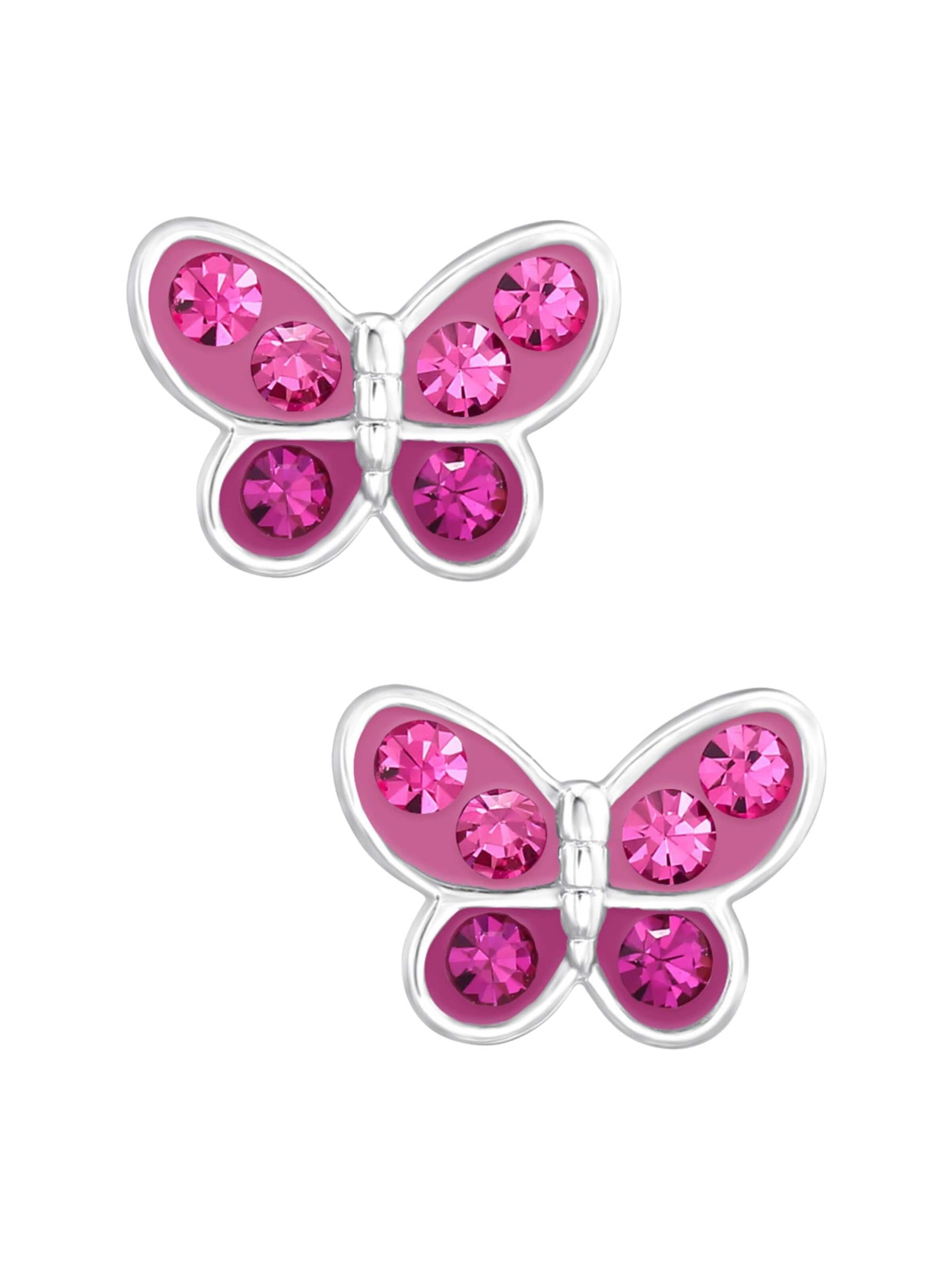 Boucles d'oreilles Maxte en rose