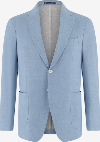 Coupe regular Veste de costume Boggi Milano en bleu : devant