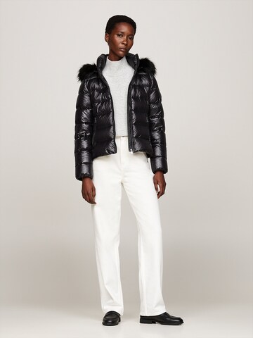 TOMMY HILFIGER Winterjas 'TYRA' in Zwart