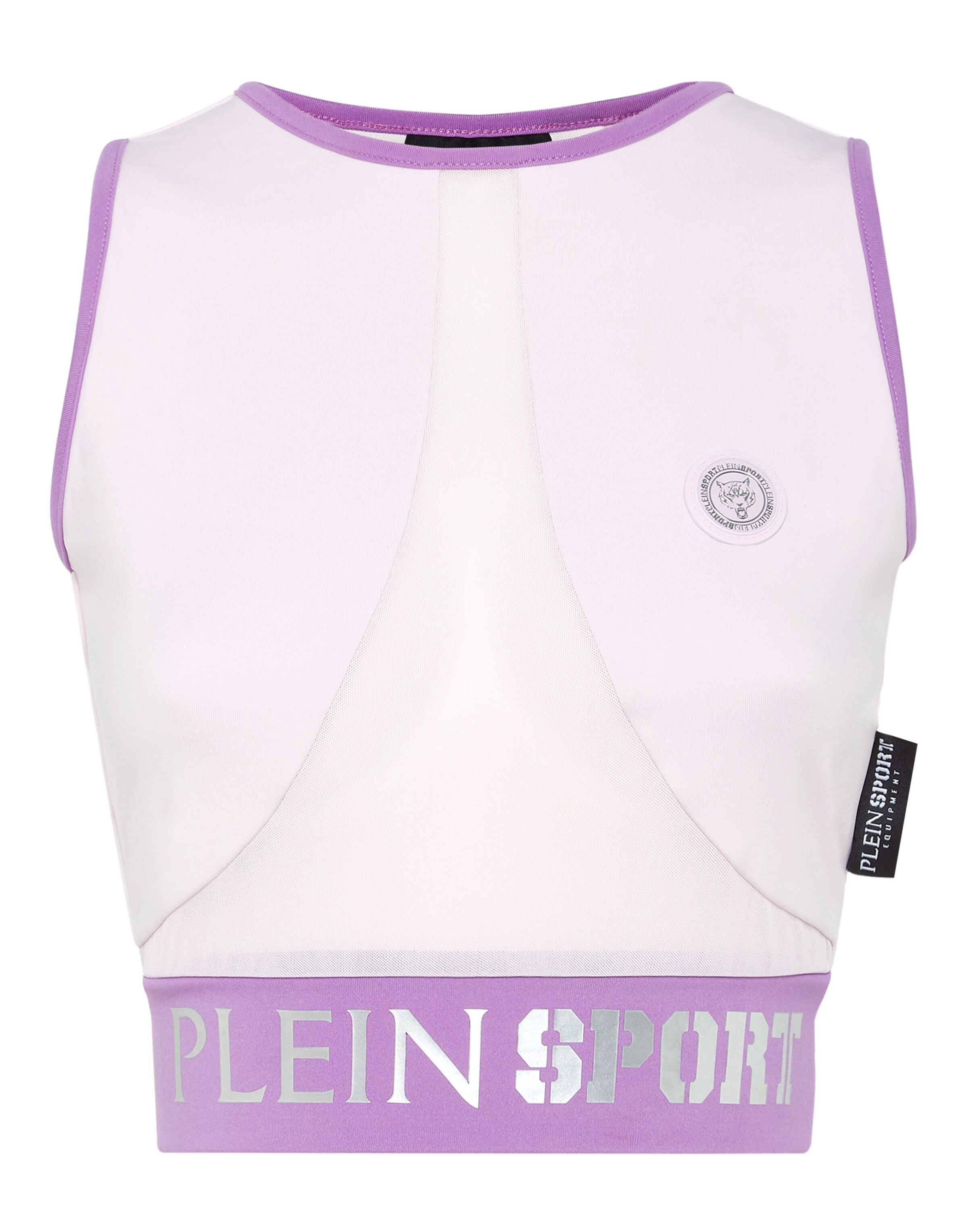 Plein Sport - Top em roxo: frente