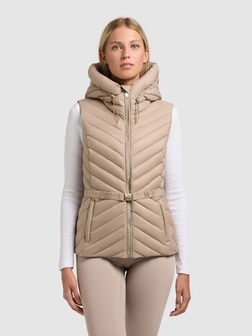 Gilet 'DEMIE' di khujo in beige: frontale