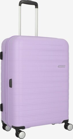 American Tourister Trolley in Lila