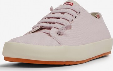 Baskets basses CAMPER en rose : devant