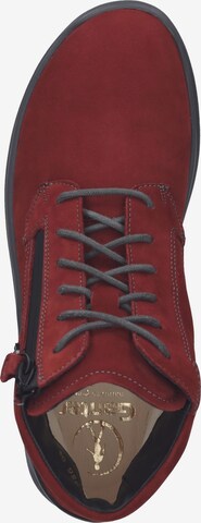 Ganter High-Top Sneakers in Red