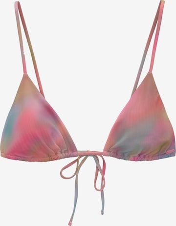 Pull&Bear Triangel Bikinitopp i blandingsfarger: forside