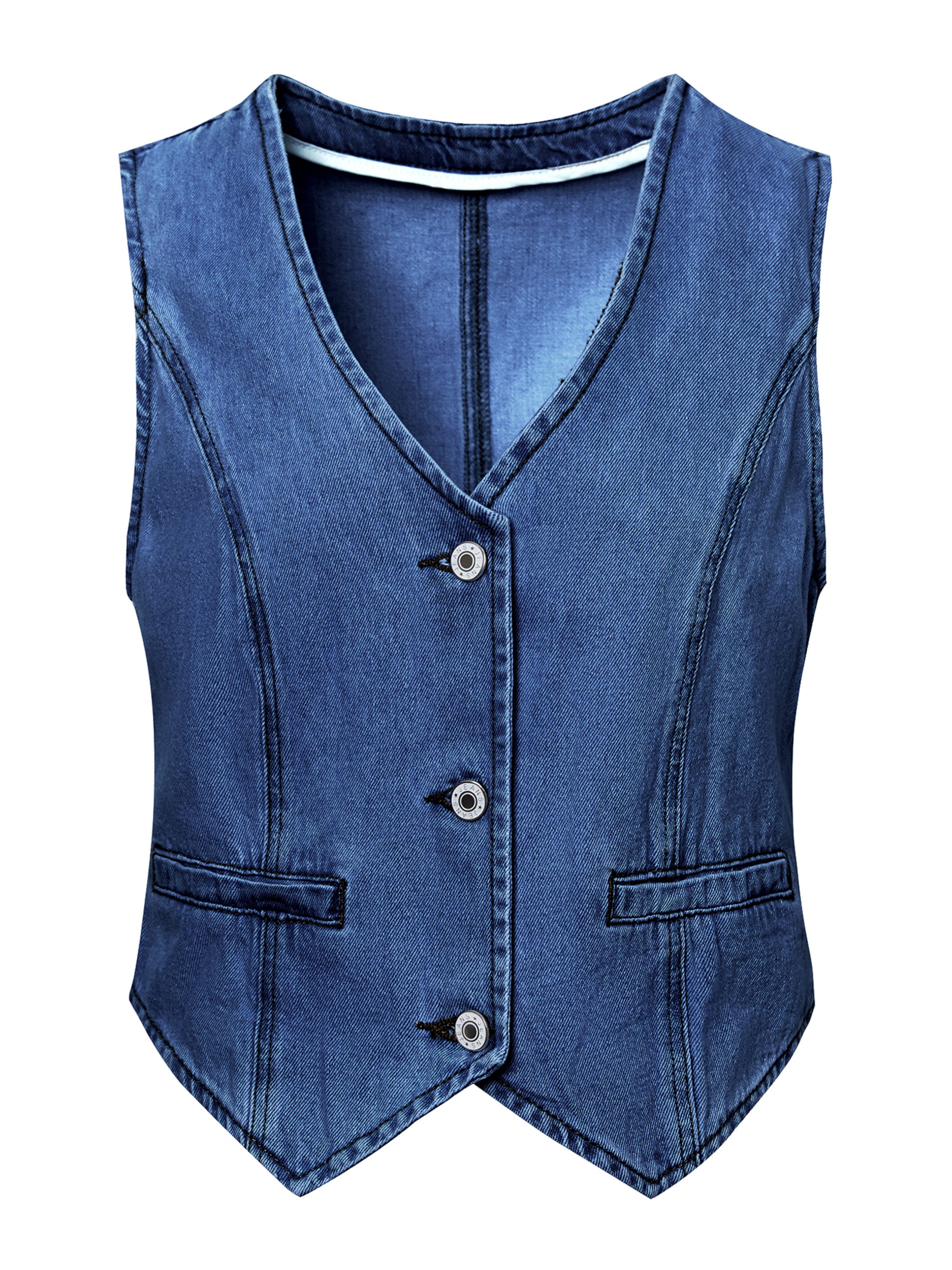 Imily Bela Жилетка в Синий: спереди