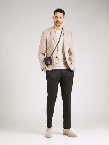 SELECTED T-shirt 'SLHASPEN' i beige