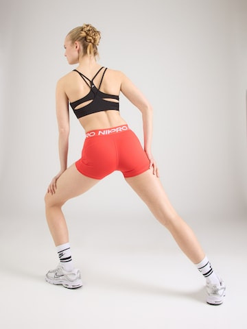 NIKE Skinny Workout Pants 'NP 365' in Orange