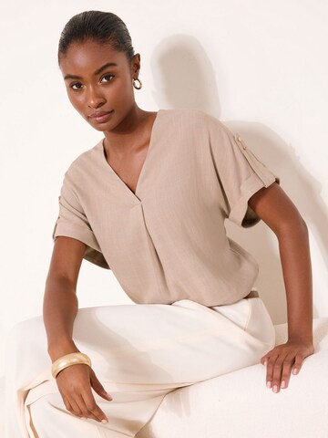 Camicia da donna di Lipsy in beige