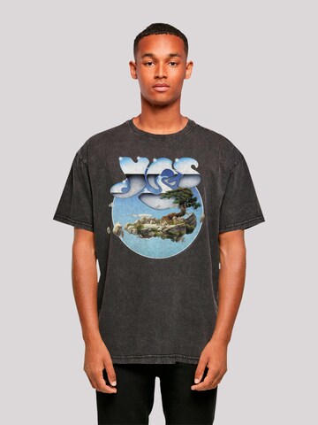 F4NT4STIC Shirt 'Yes Chrome Island' in Black: front