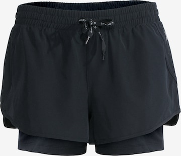 Pantalon de sport Spyder en noir : devant